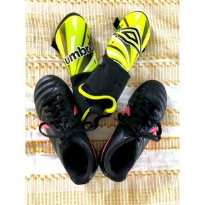 Soccer Cleats and Shinguard Bundle